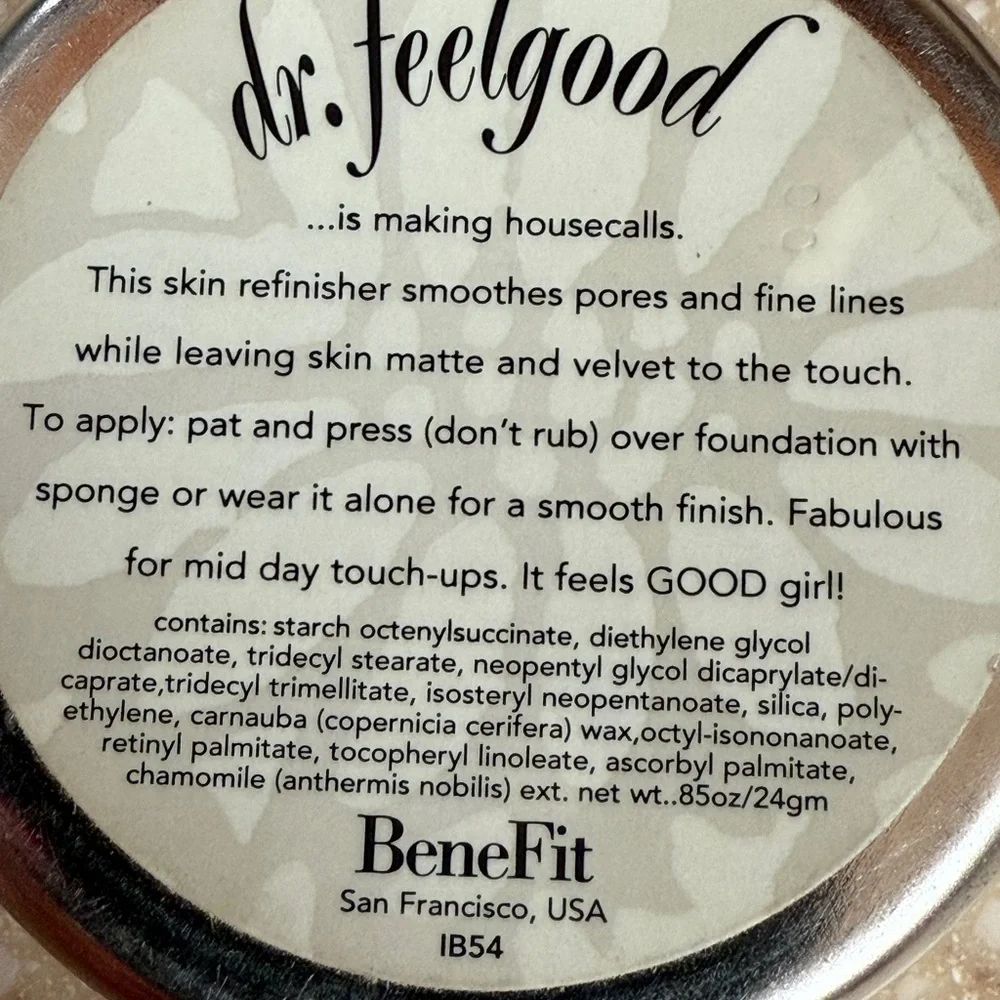 Benefit Dr. Feelgood Skin Refresher Balm .84oz - Picture 2 of 15